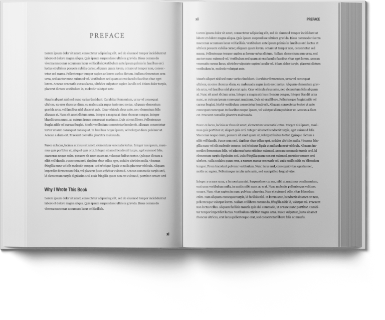 Inside of book